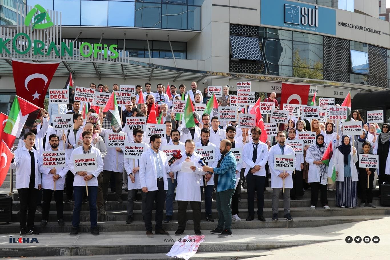 Filistin'de Yaşanan Soykırıma Dair Basın Açıklaması 1