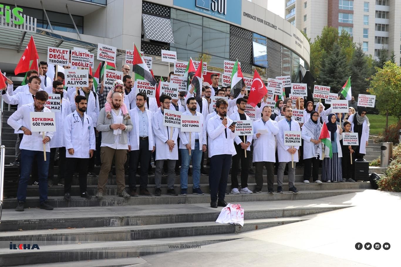 Filistin'de Yaşanan Soykırıma Dair Basın Açıklaması 2